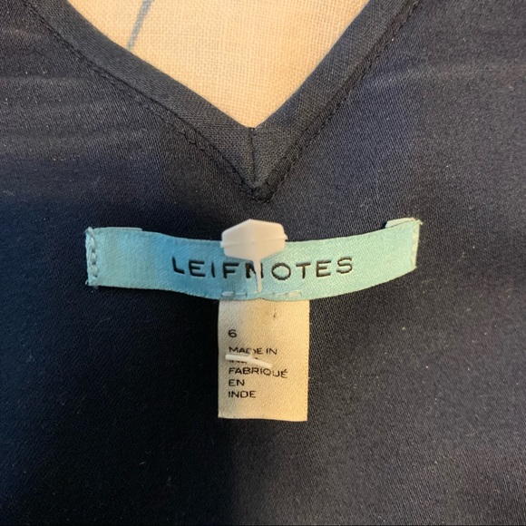 Orange and Navy Anthropologie Dress - Picture 7 of 8